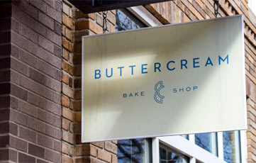 Buttercream Bake Shop Sign